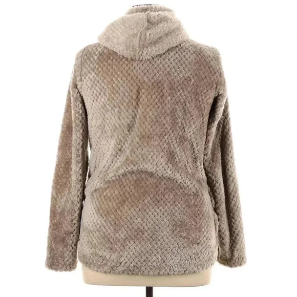 XL Brown UNBRANDED Fur Hooded Sweatshirt / Coat - Picture 4 of 4